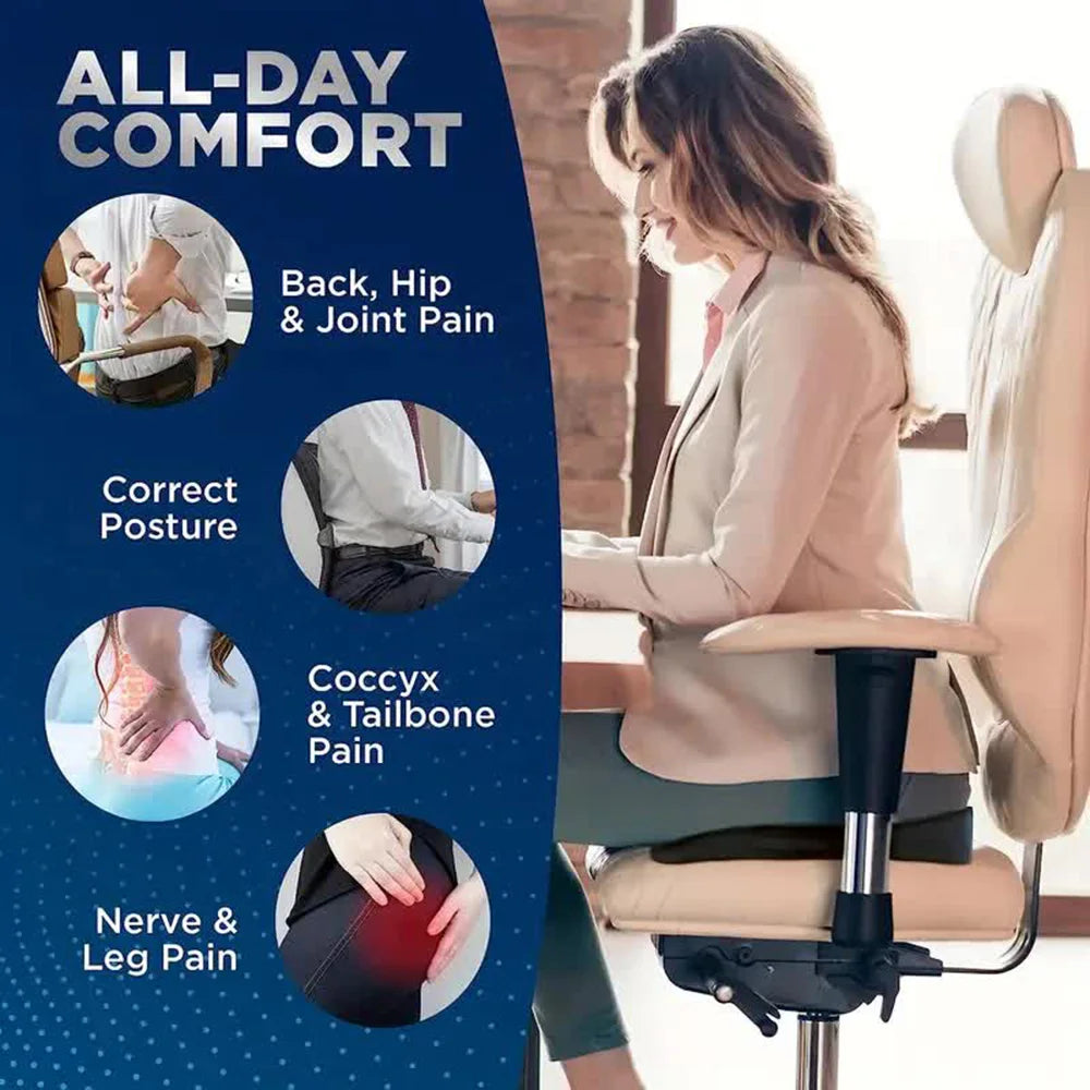 Travel Seat Cushion Memory Foam U Shaped Pillow