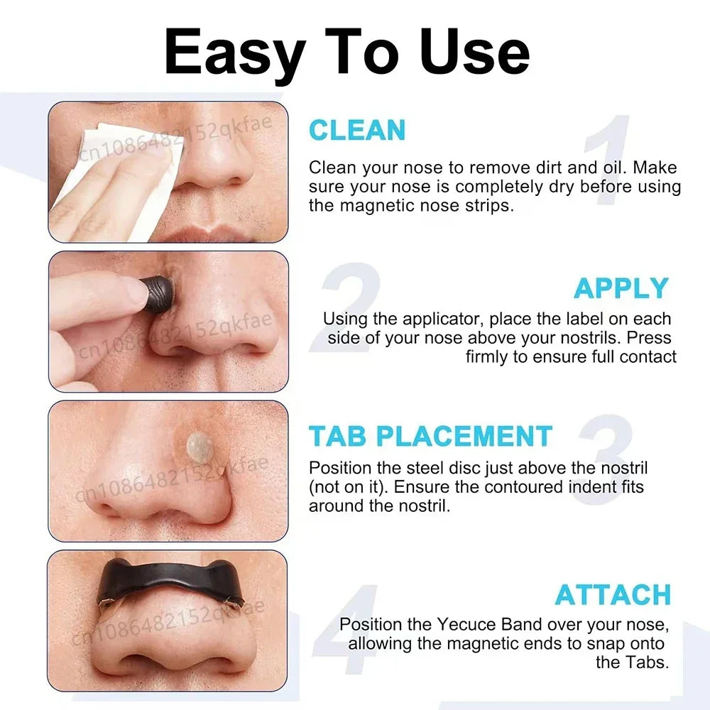 Magnetic Nasal Band Anti Snoring Nasal Dilator For Sleep