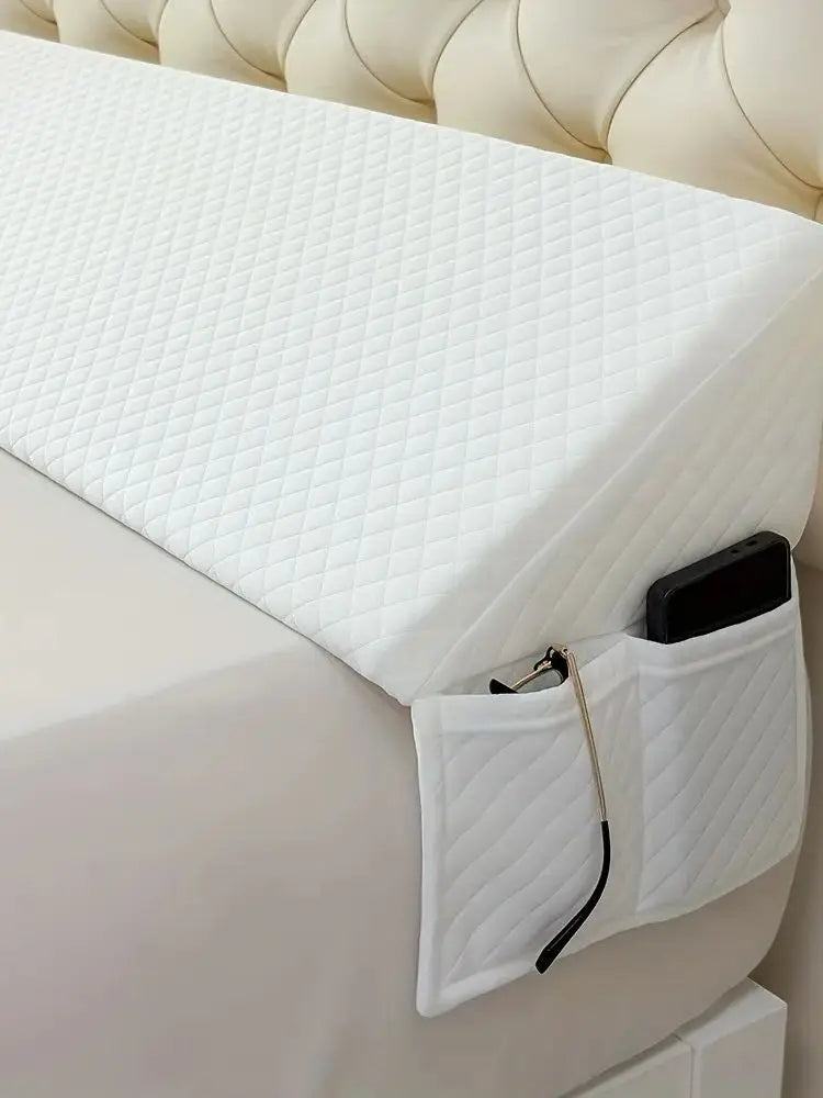 Bed Wedge Pillow Memory Foam Backrest For Snoring Relief