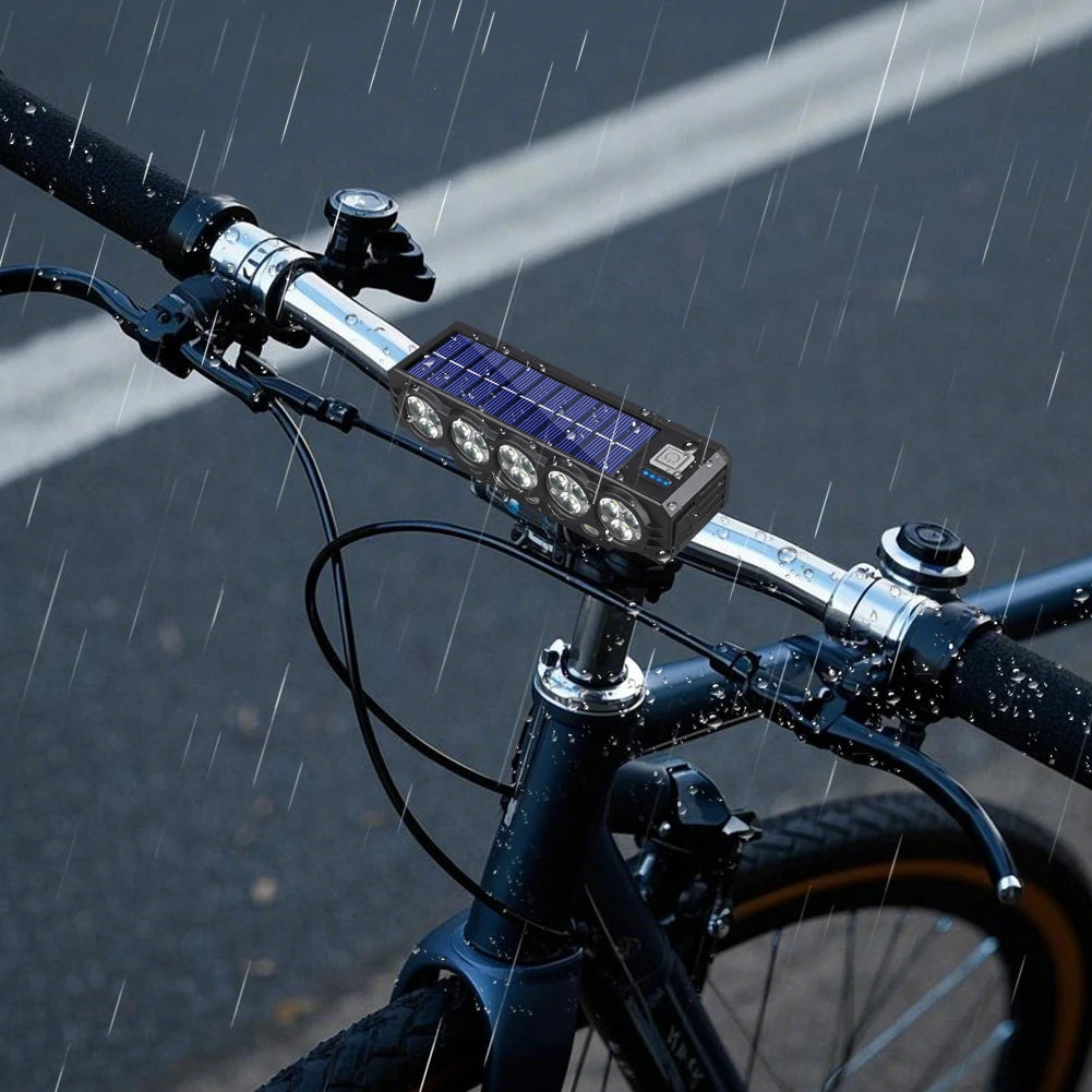 20LED Solar Bicycle Front Lamp High Brightness Bike Light