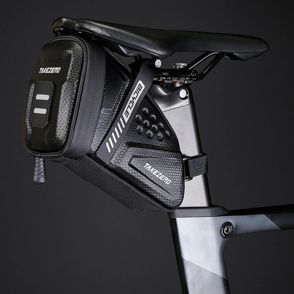 Bike Saddle Bag Back Seat Pouch Reflective EVA