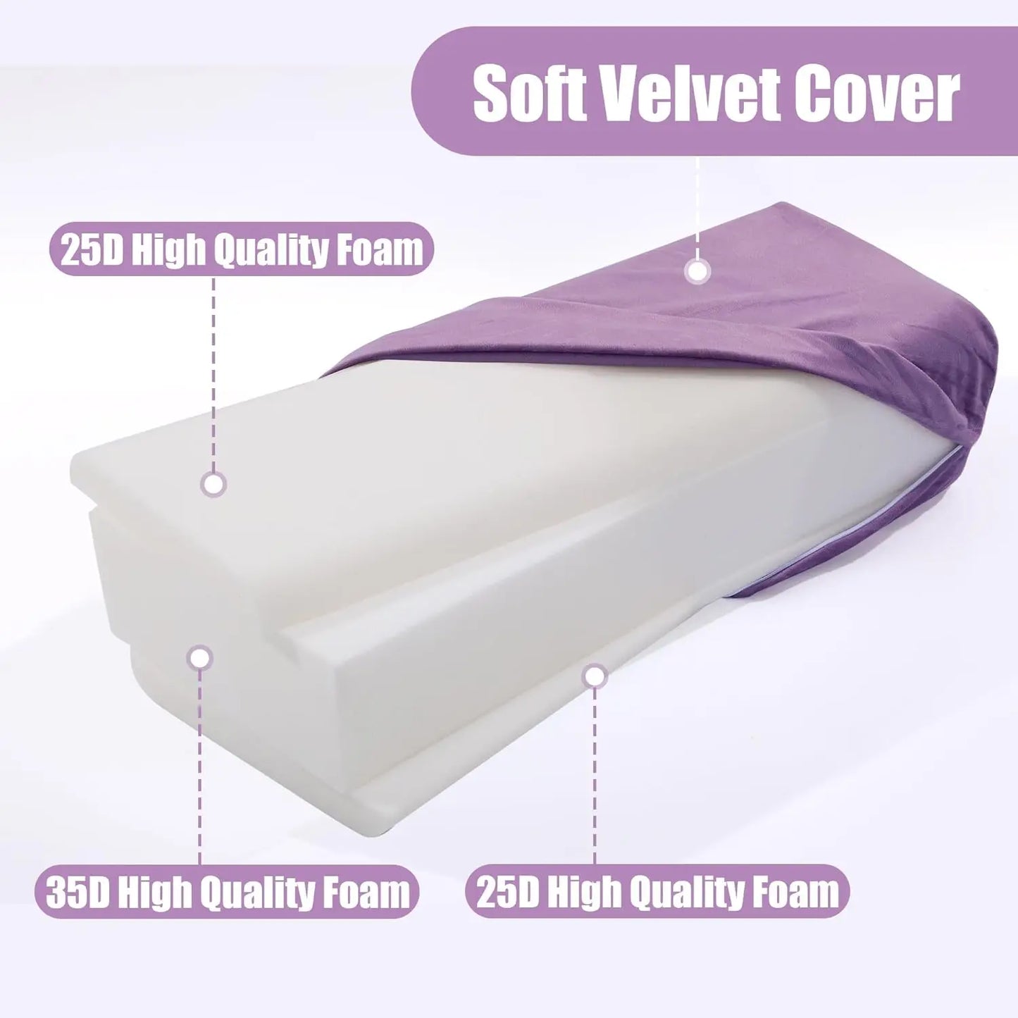 Yoga Bolster Pillow With Handle For Restorative Meditation