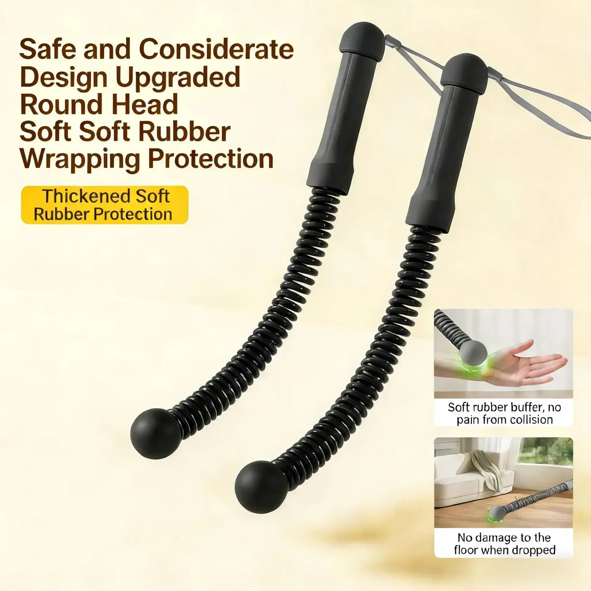 Cordless Weighted Battle Rope for Home Gym Training