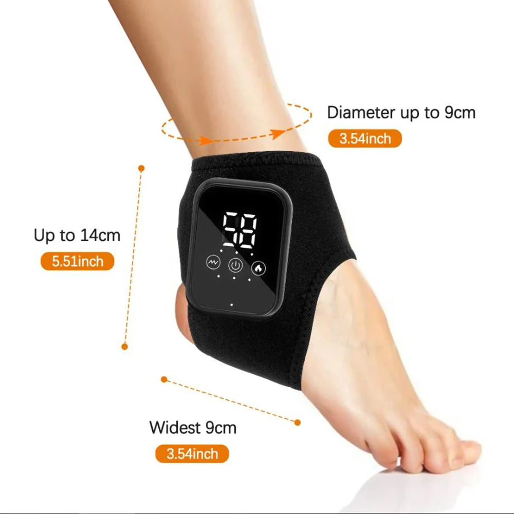 Ankle Massager With Heat Vibration Infrared Therapy