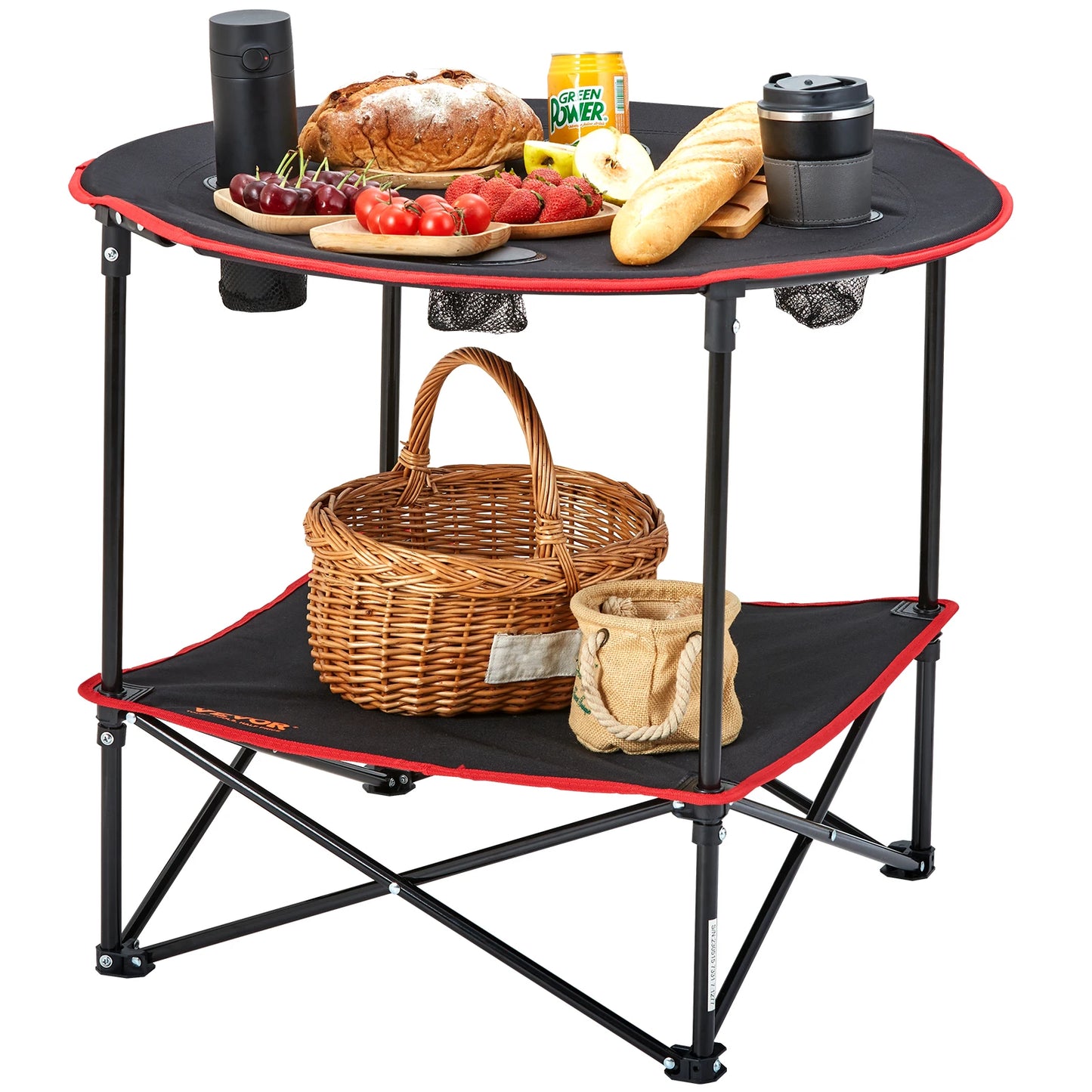 SucceBuy Folding Camping Table Ultra Compact Outdoor Table