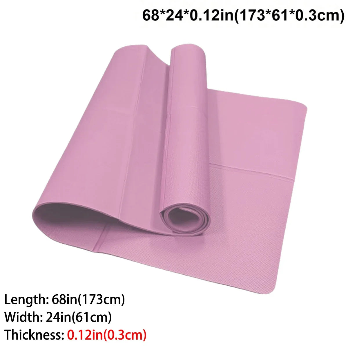 Foldable Travel Yoga Mat Eco Friendly Natural Rubber