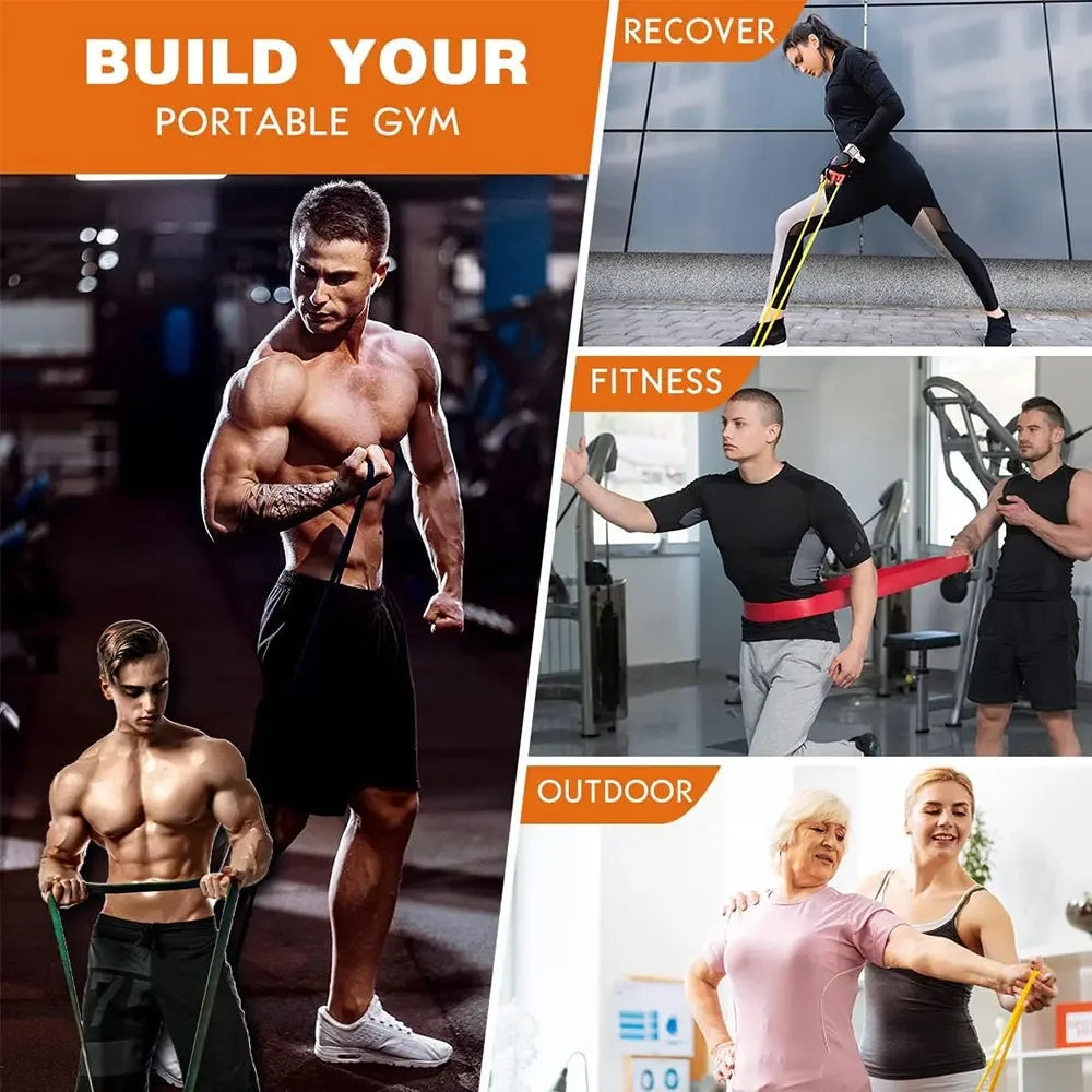 Resistance Bands Pull Up Assistance Home Fitness