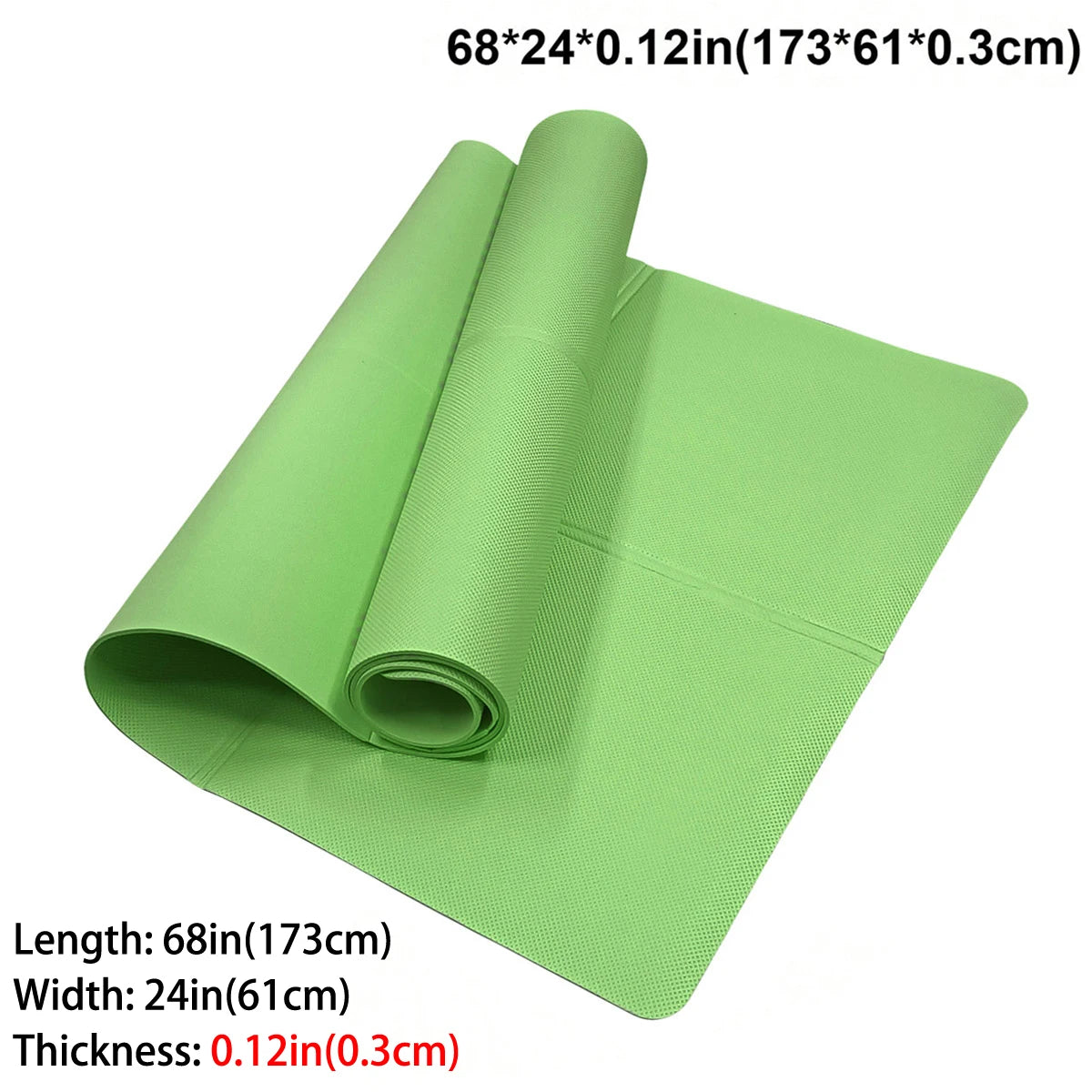 Foldable Travel Yoga Mat Eco Friendly Natural Rubber
