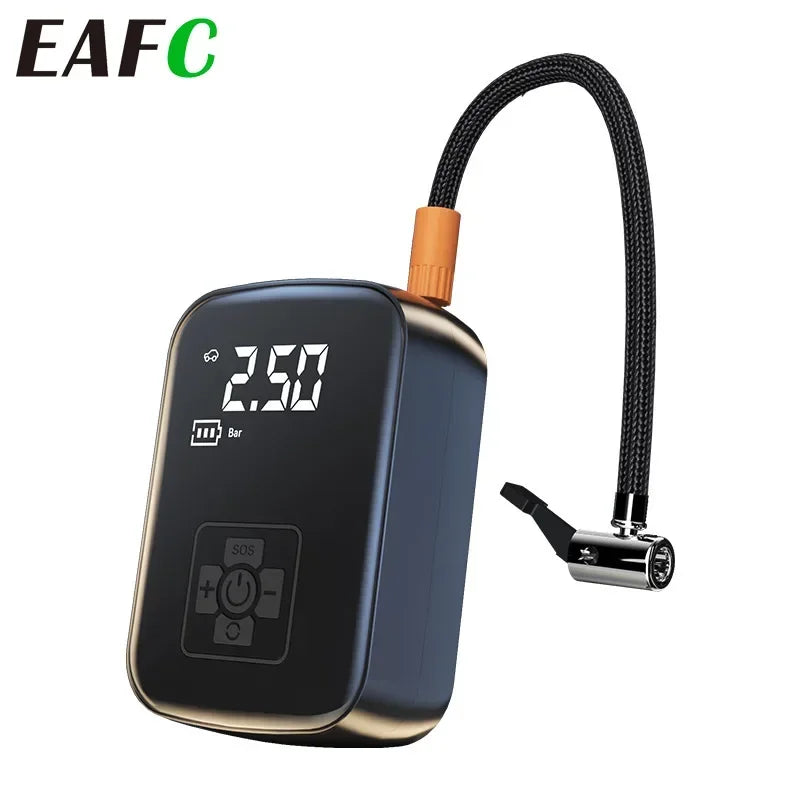 Portable Electric Bicycle Pump 150 PSI With Digital Display