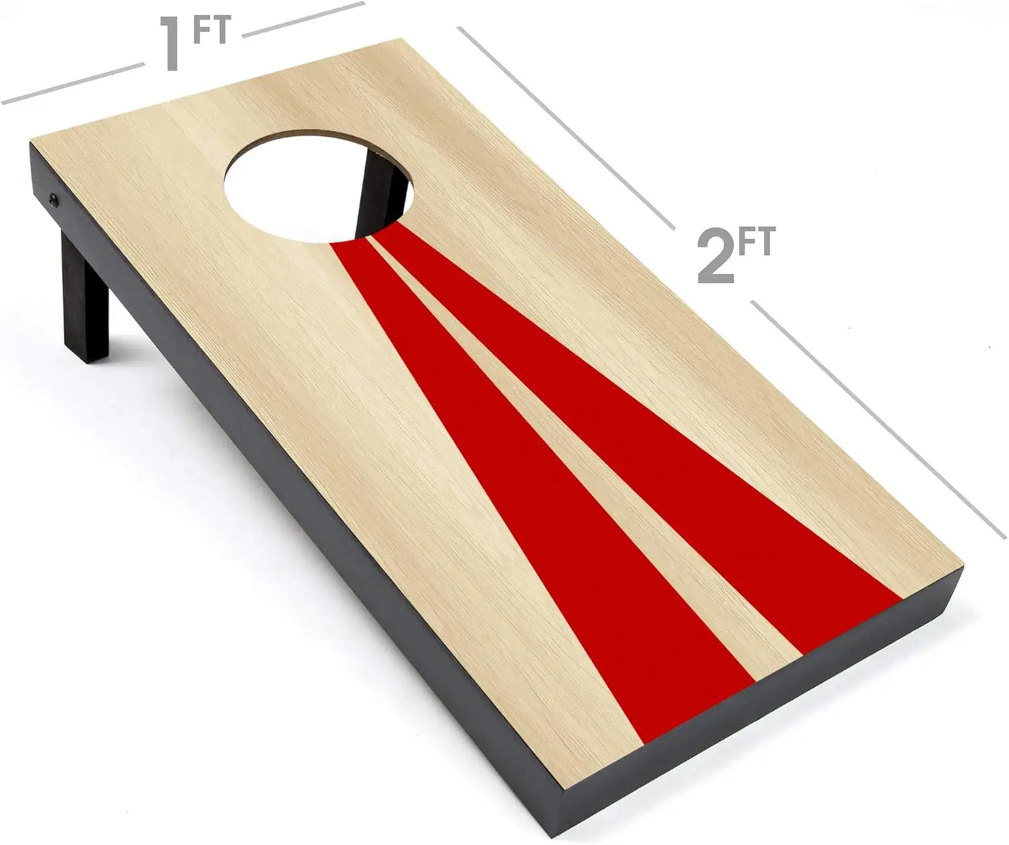 Portable Cornhole Game Set With Six Bean Bags