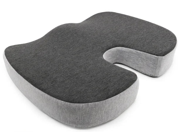 Memory Foam Office Chair Seat Cushion Non Slip Back Relief