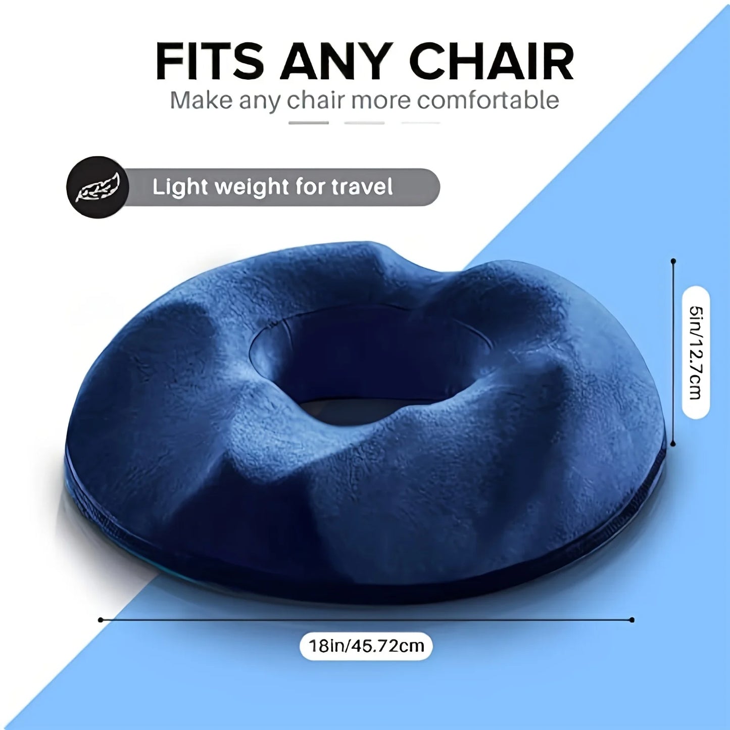 Orthopedic Memory Foam Donut Pillow Tailbone Cushion