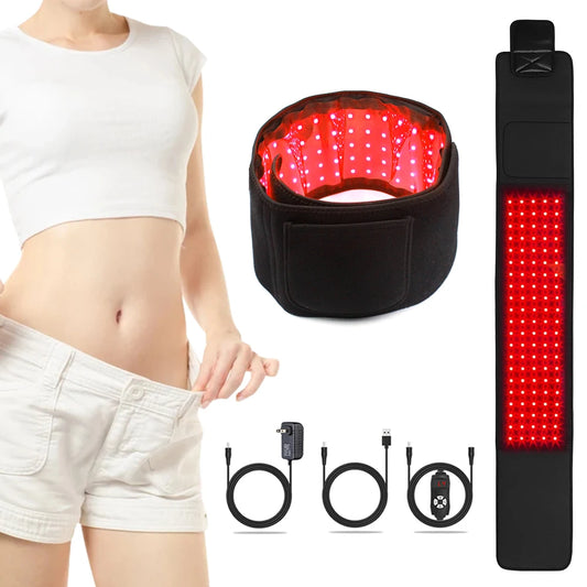 Red Light Therapy Belt 660nm 850nm Near Infrared for Body