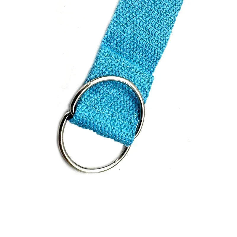 Fuyaozhishang Yoga Strap Durable Cotton D Ring Buckle