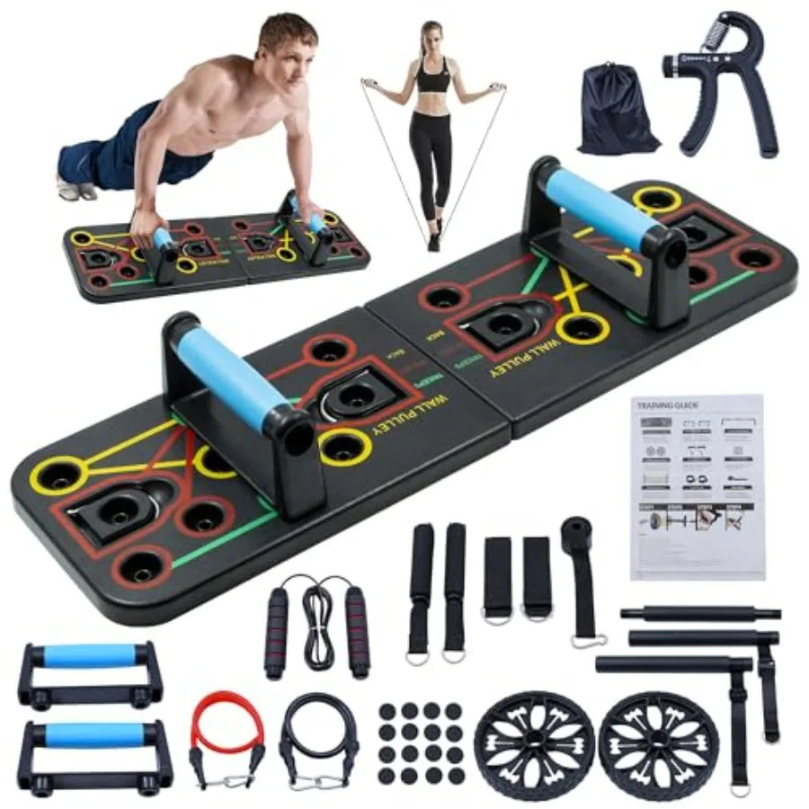 YAO HUI HUANG Push Up Board Home Gym 20 Accessories