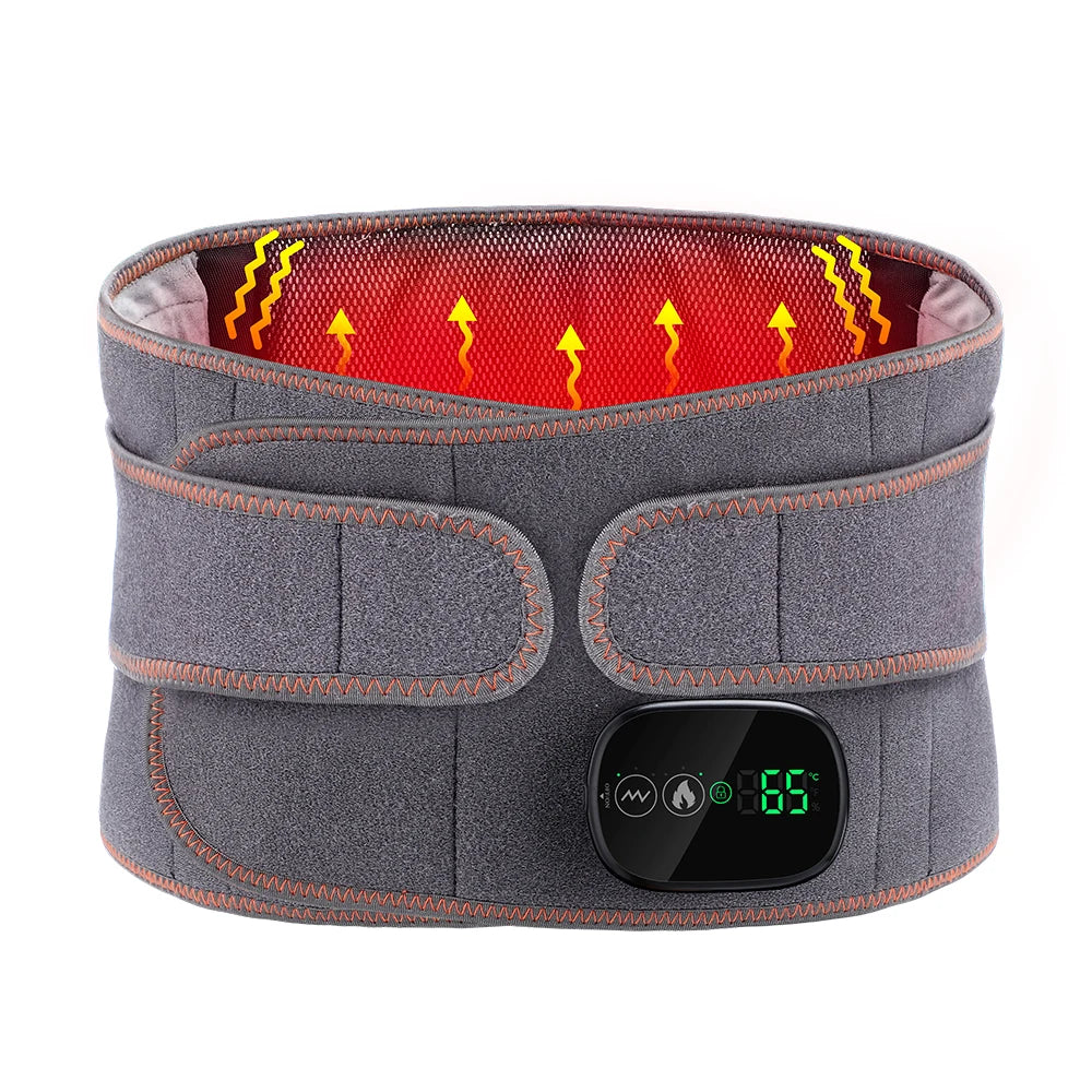 Hailicare Heating Vibration Massager Belt For Back And Waist