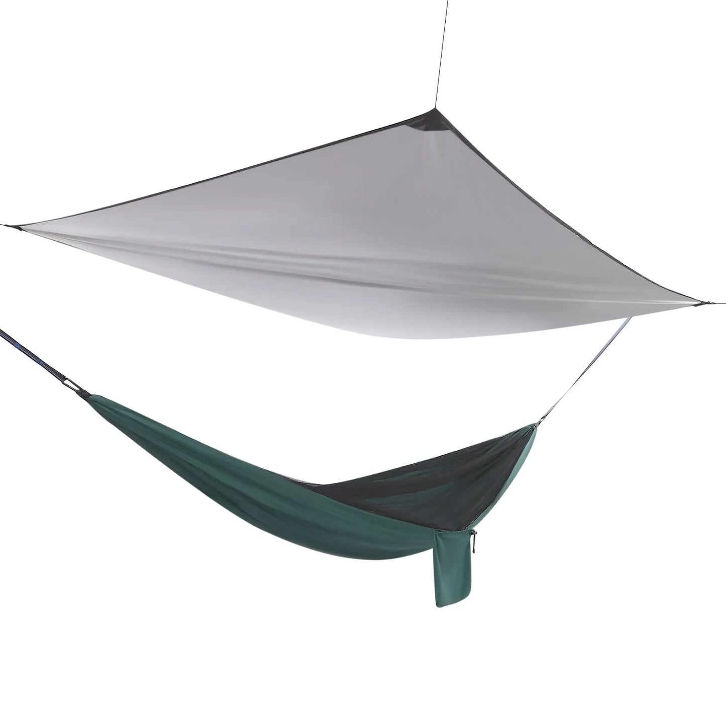 Bymaocar 2 In 1 Camping Hammock Waterproof Tarp Mosquito Net