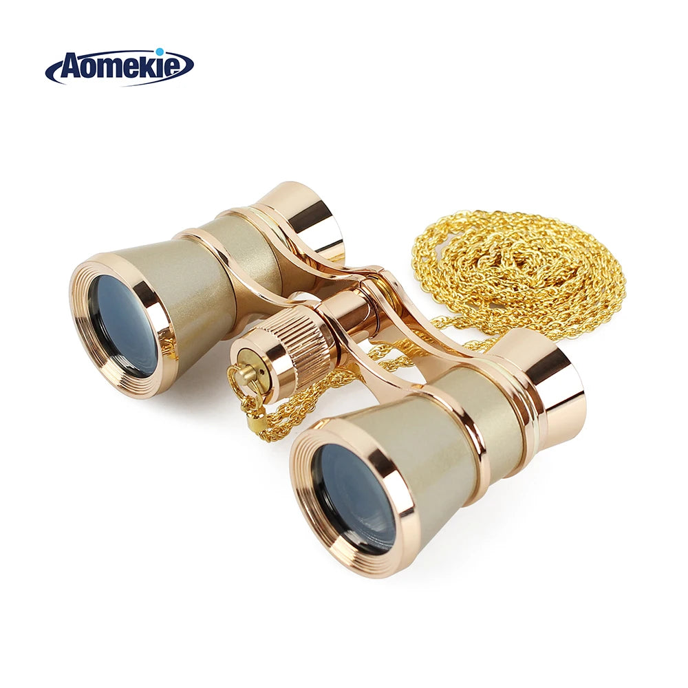 Opera Glasses Binoculars 3X25 Theater Glasses With Chain