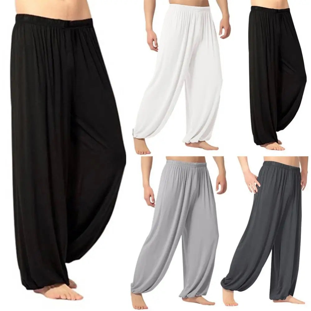 Sanwood Men Casual Baggy Yoga Harem Pants