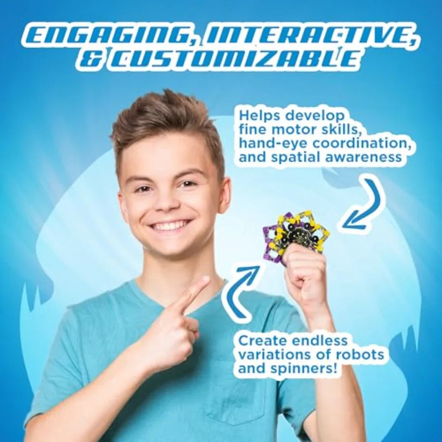 Fidget Spinner Toys 4 Pack Transformable Stress Relief