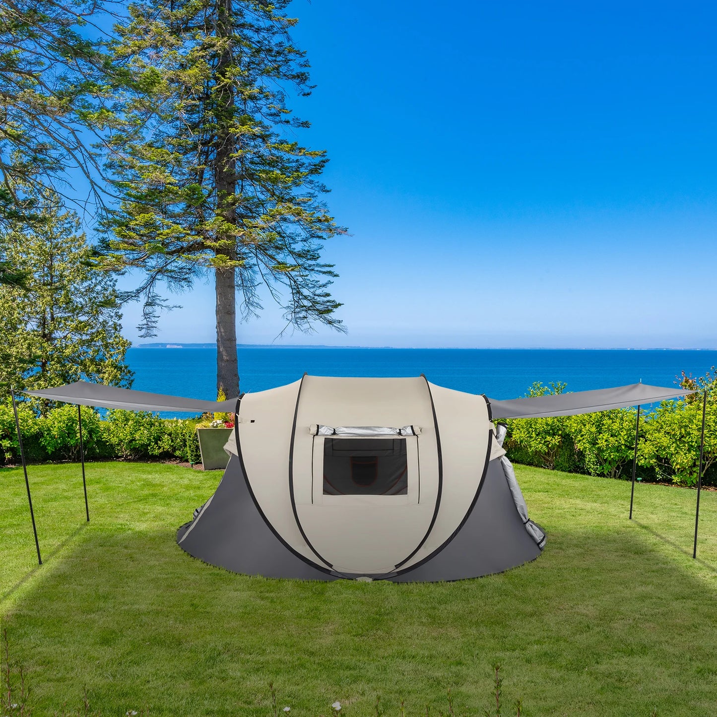 Pop Up Tent Instant Setup For Camping And Fishing