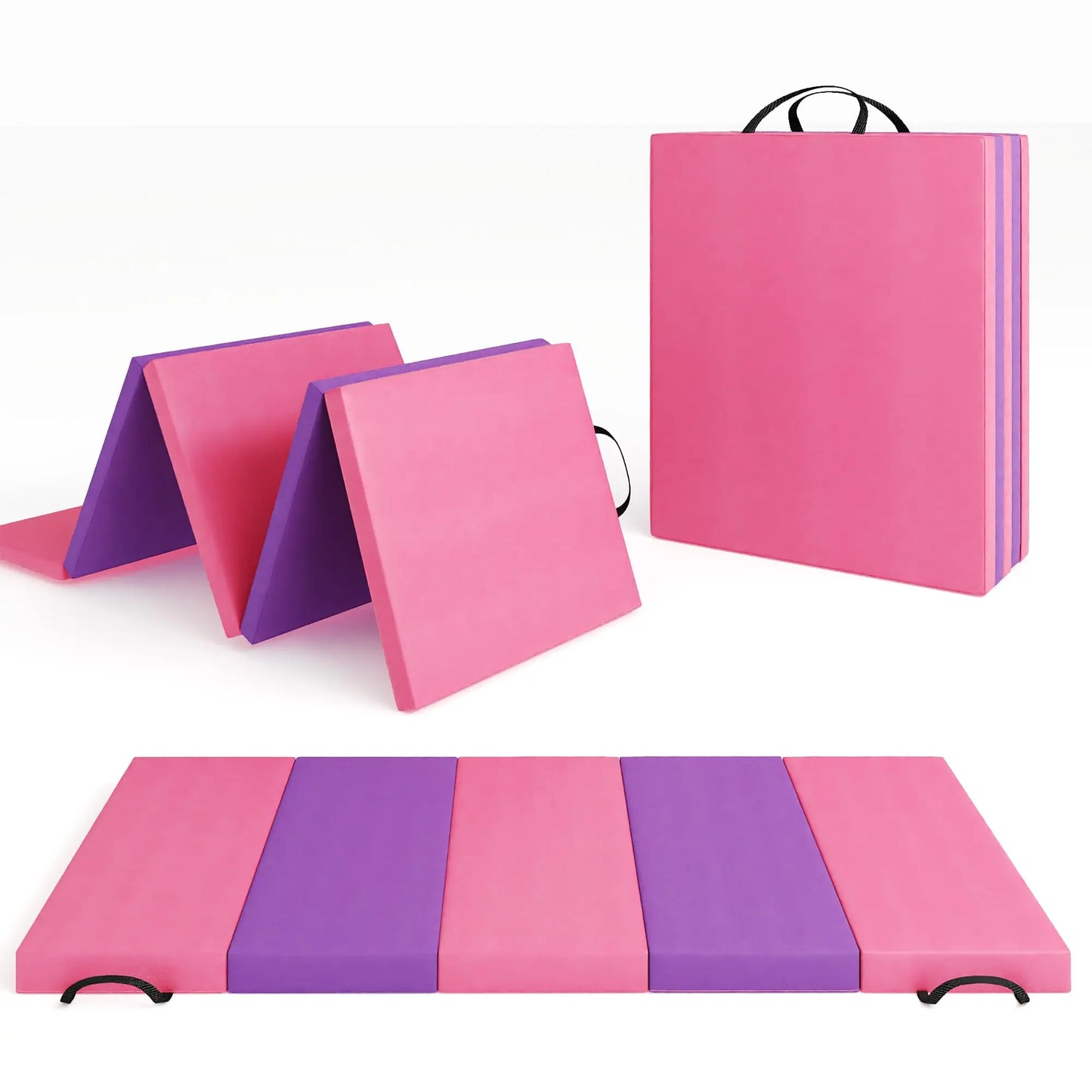 HiMISS Gymnastics Mat Exercise Tumbling Floor Pad For Home