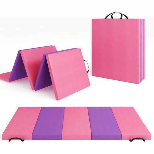 HiMISS Gymnastics Mat Exercise Tumbling Floor Pad For Home