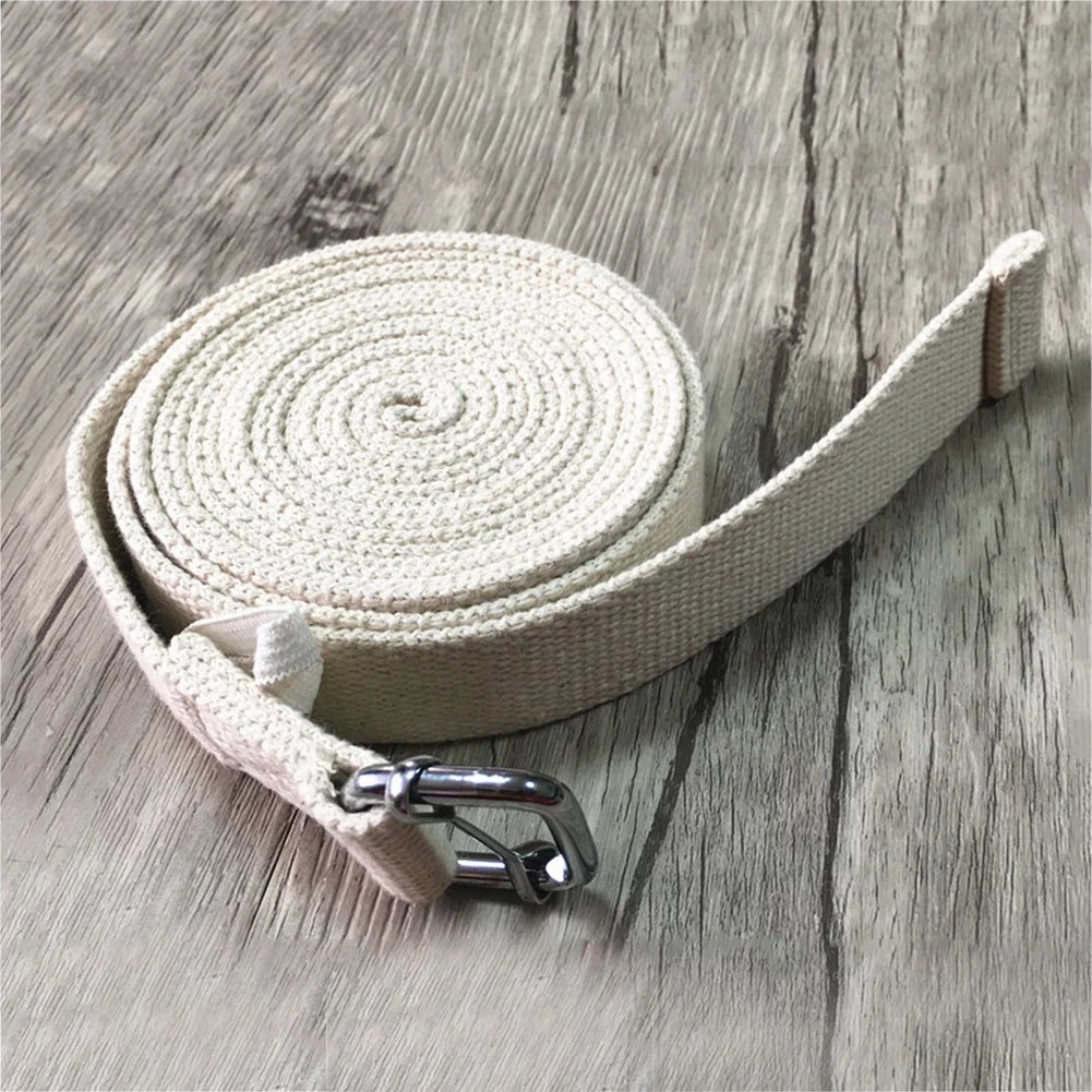 Shunmaii Yoga Strap D Ring Buckle Cotton Exercise Band