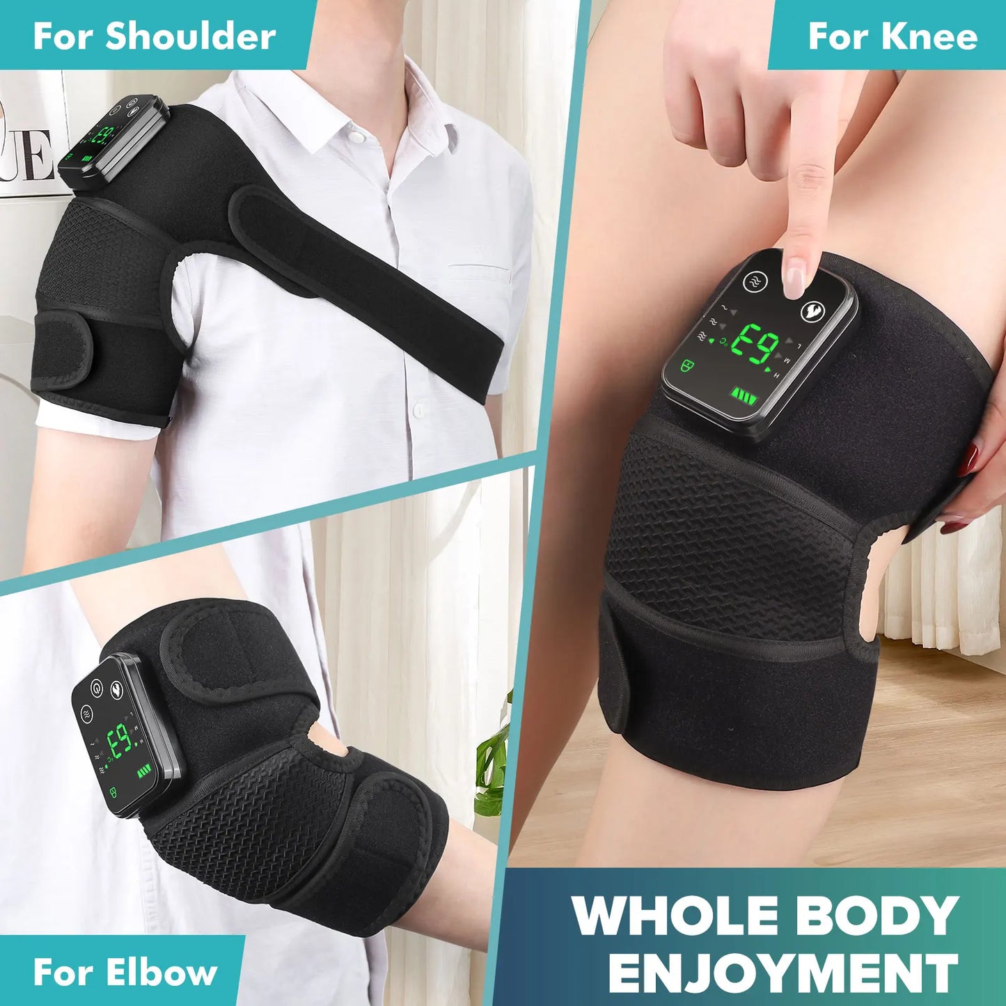 Hailicare Knee Heating Massager for Joint Pain Relief
