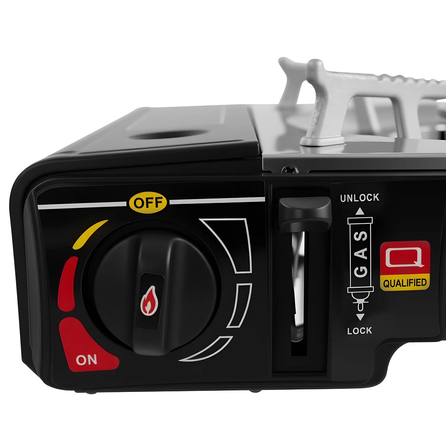 Gas Stove With Grill Pan 2 Burner Camping Stove