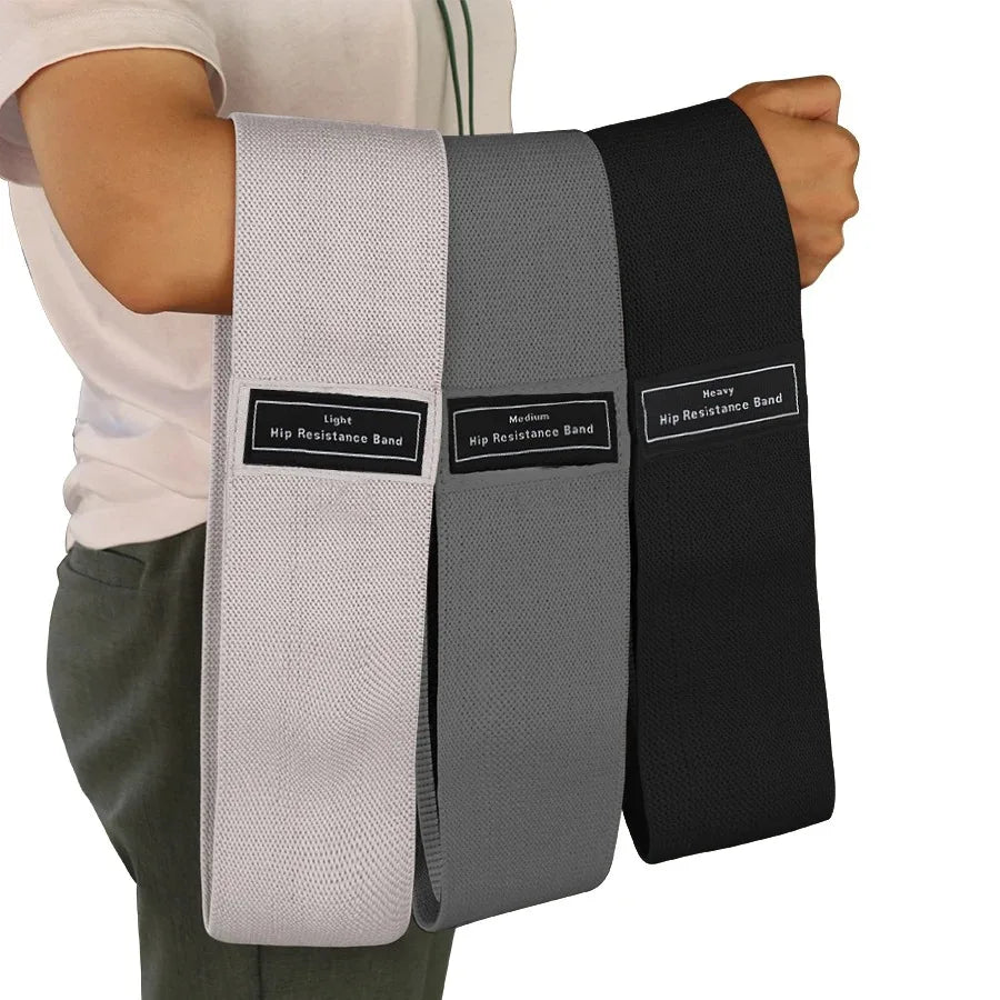 Elastic Fabric Glute And Thigh Resistance Bands Workout
