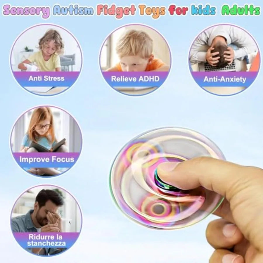 Fidget Spinner Metal Stainless Steel High Speed Bearing