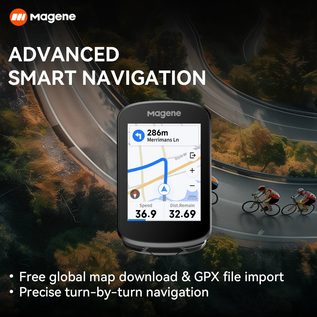 Magene C506 GPS Bike Computer With Touchscreen Navigation