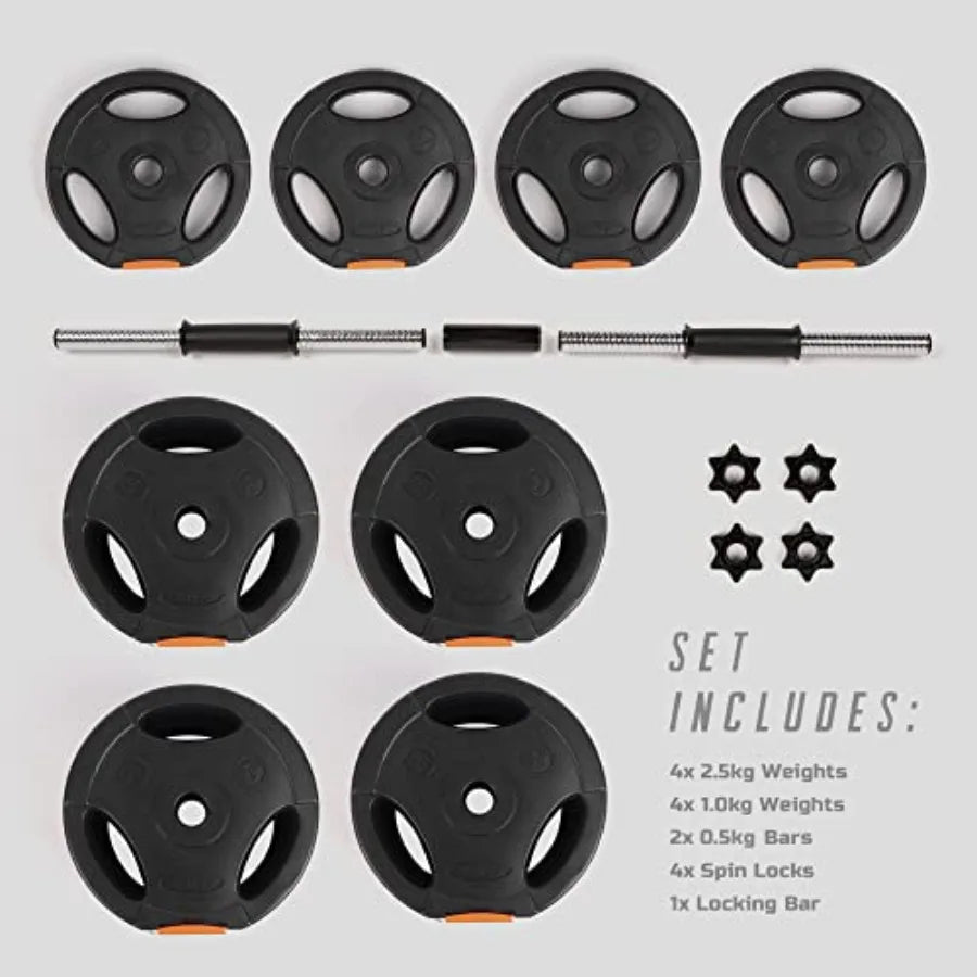 Yao Hui Huang Fitness Adjustable Dumbbells 2 In 1 Barbell