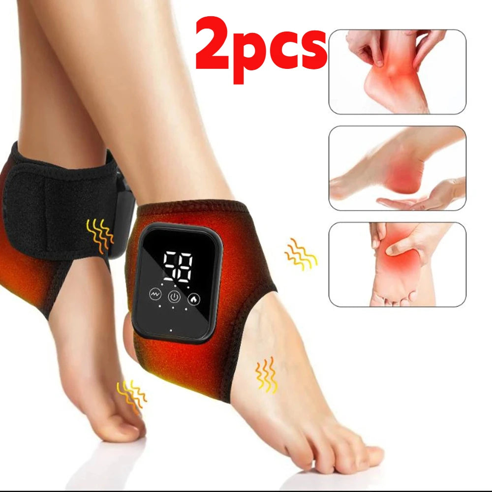 Ankle Massager With Heat Vibration Infrared Therapy