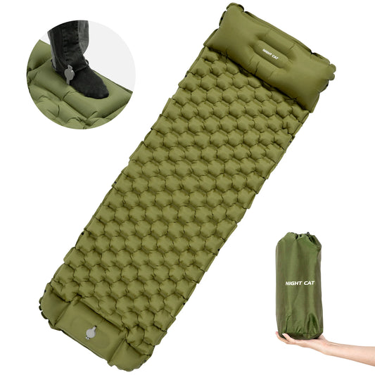 Waterproof Ultralight Inflatable Air Mattress With Pillow TPU