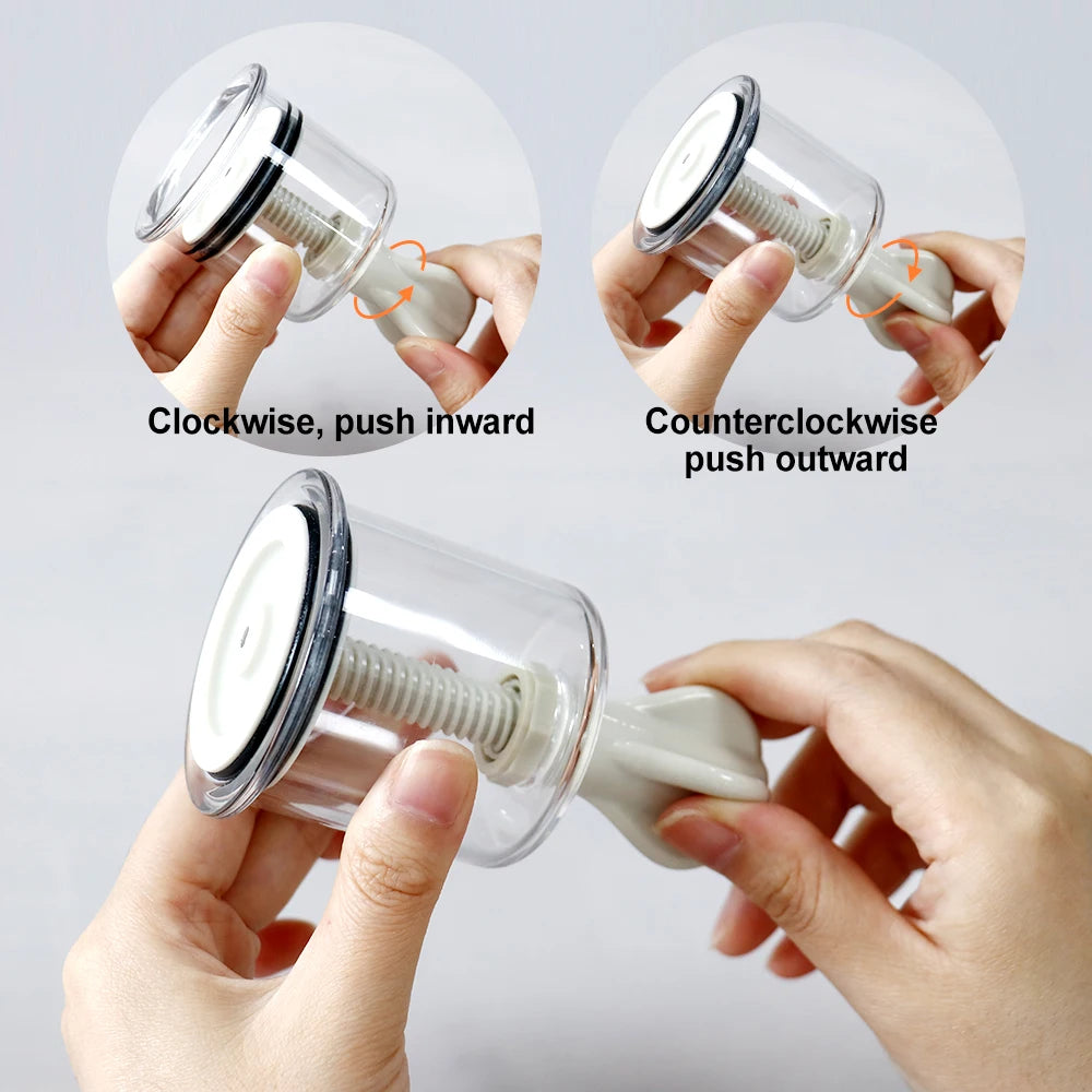 SANPKON Manual Rotating Cupping Massage Device Suction Cup