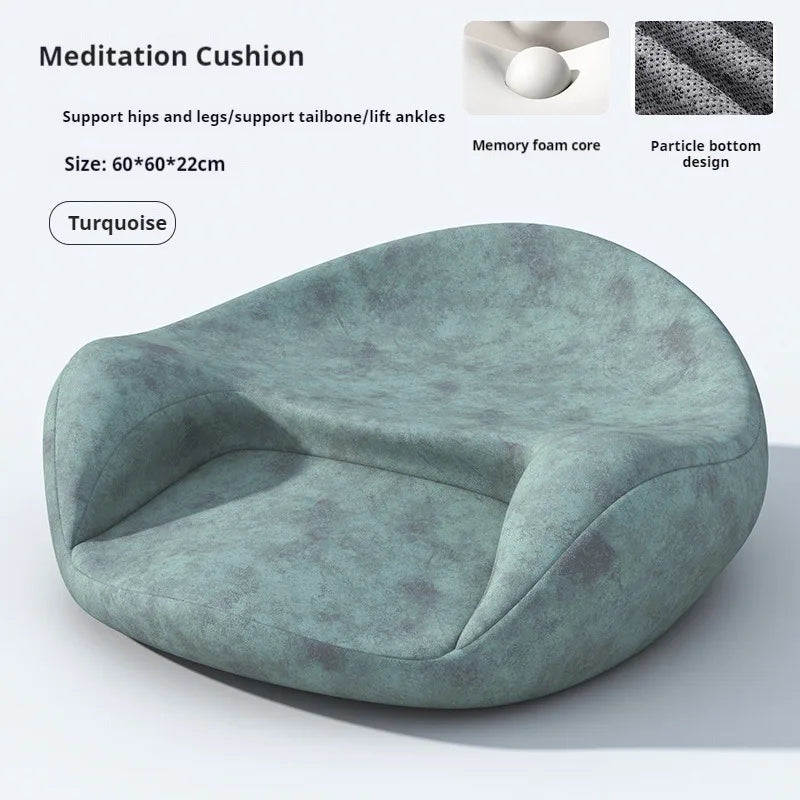 Memory Foam Floor Pillow For Adults Meditation Cushion Yoga