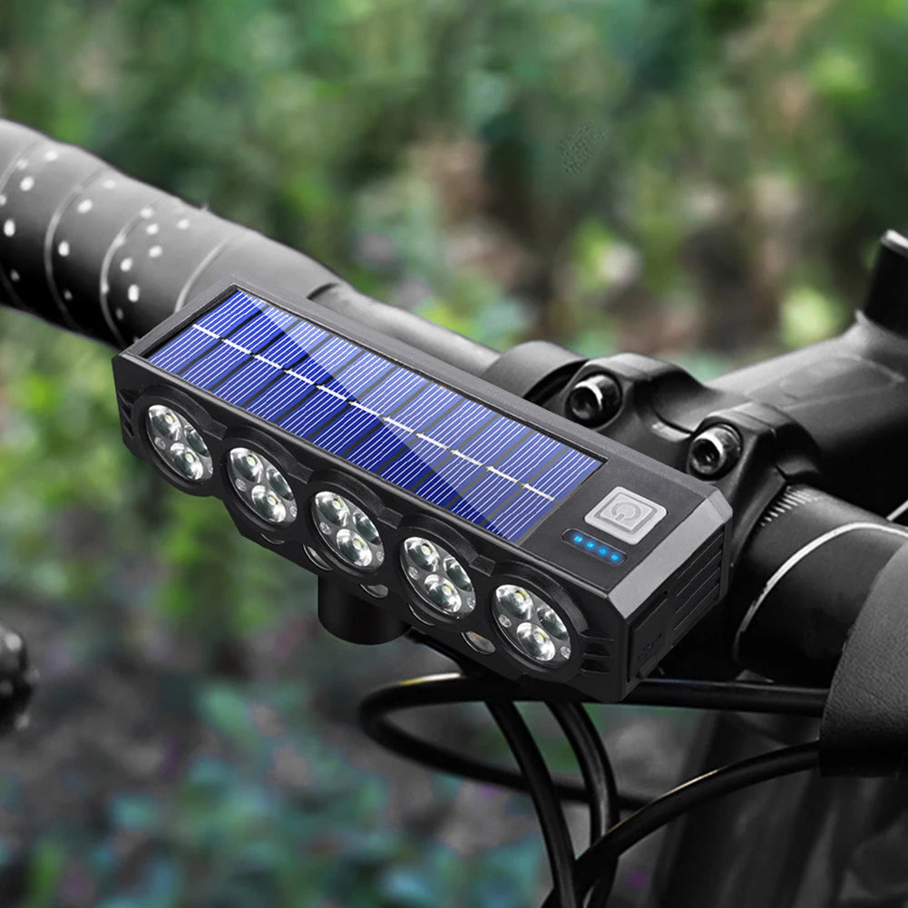 20LED Solar Bicycle Front Lamp High Brightness Bike Light