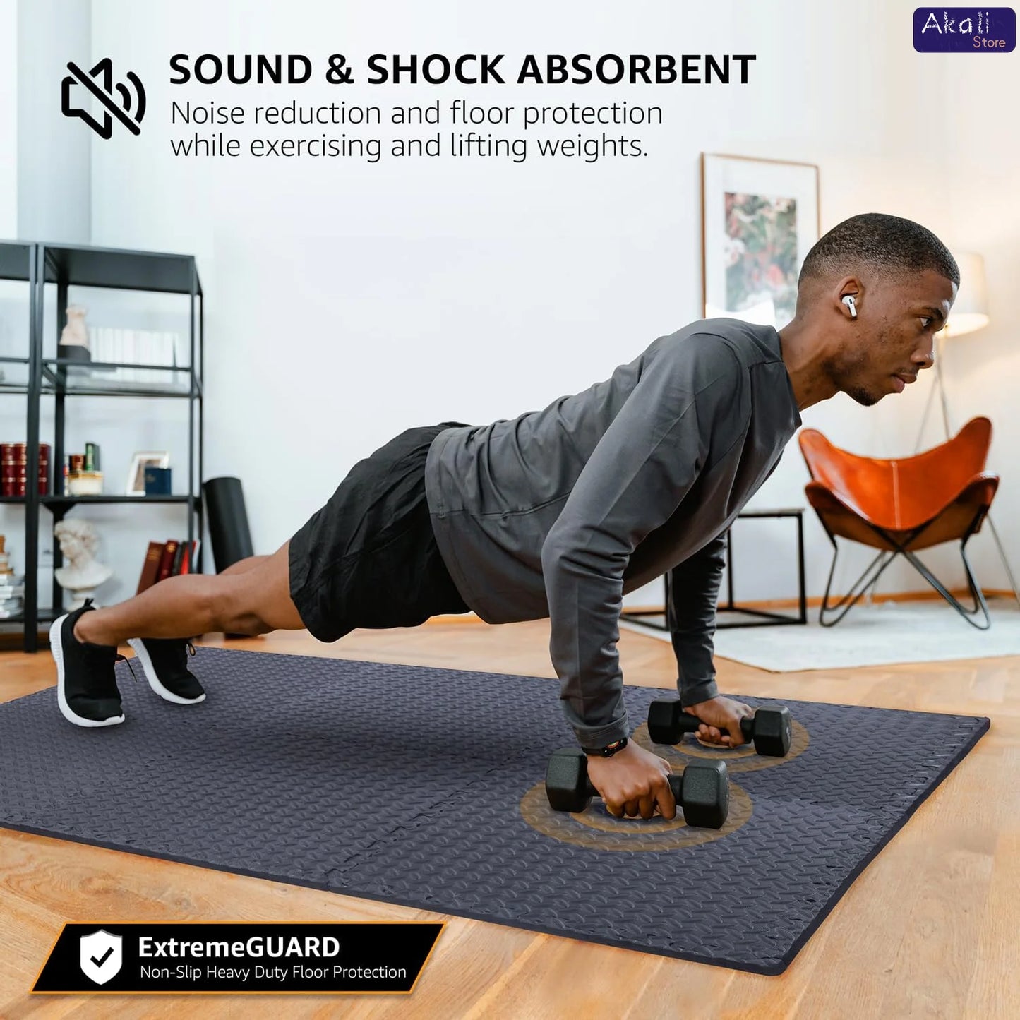 Interlocking Foam Floor Tiles Gym Mat For Home Workout