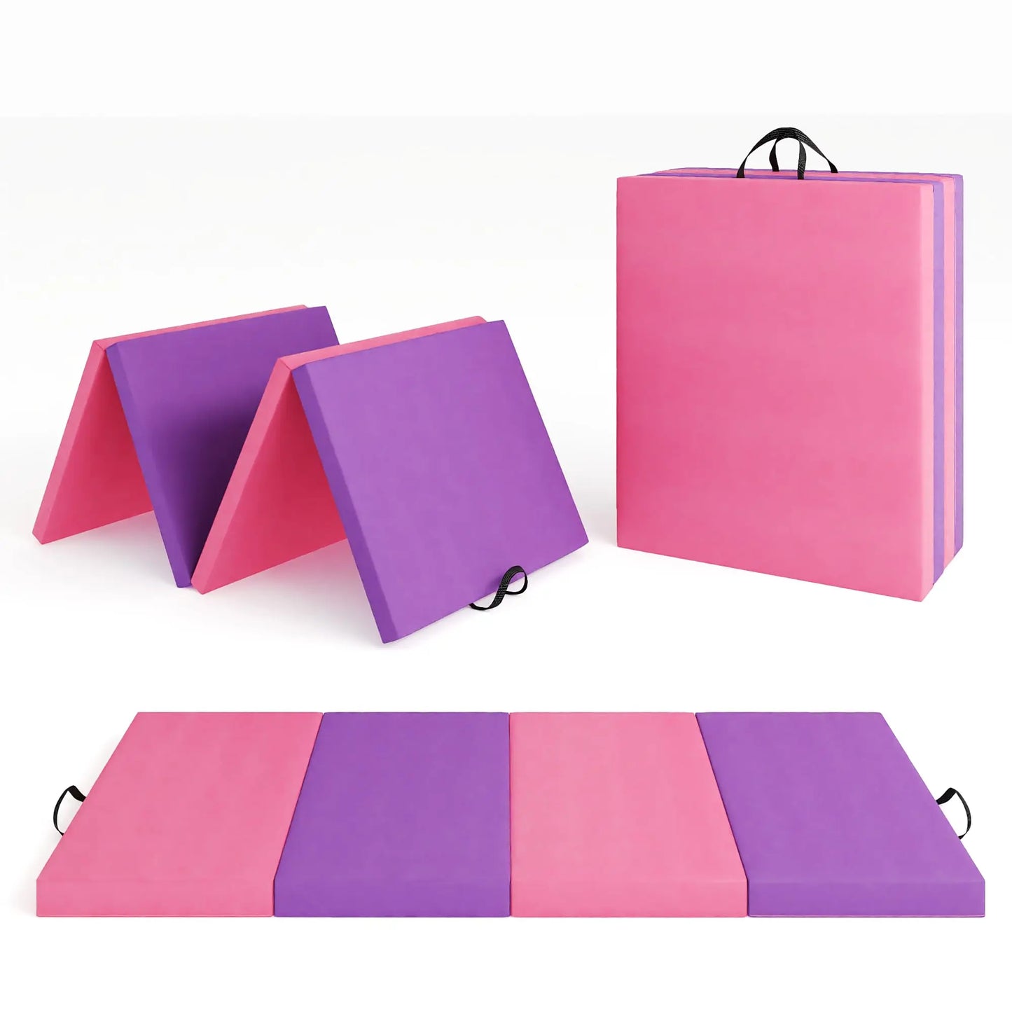 HiMISS Gymnastics Mat Exercise Tumbling Floor Pad For Home