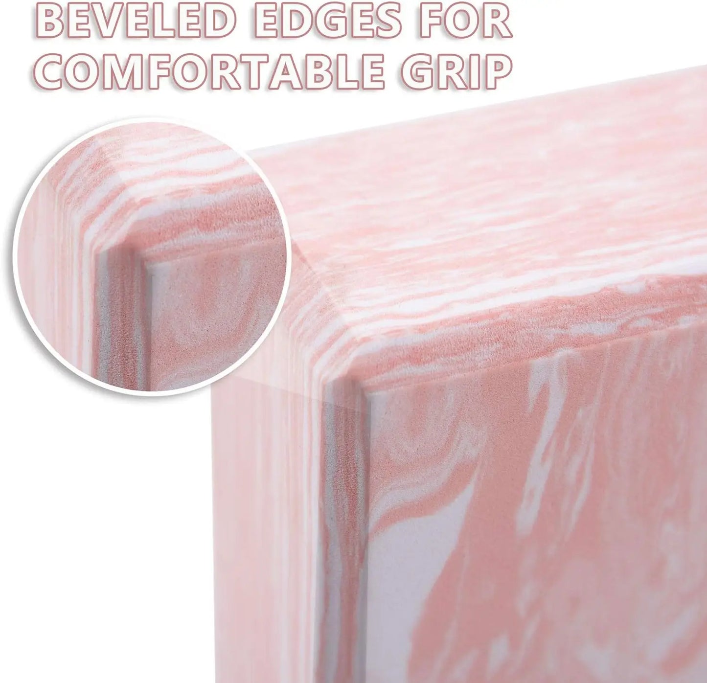 Eco Friendly Yoga Blocks 2 Pack Non Slip EVA Foam