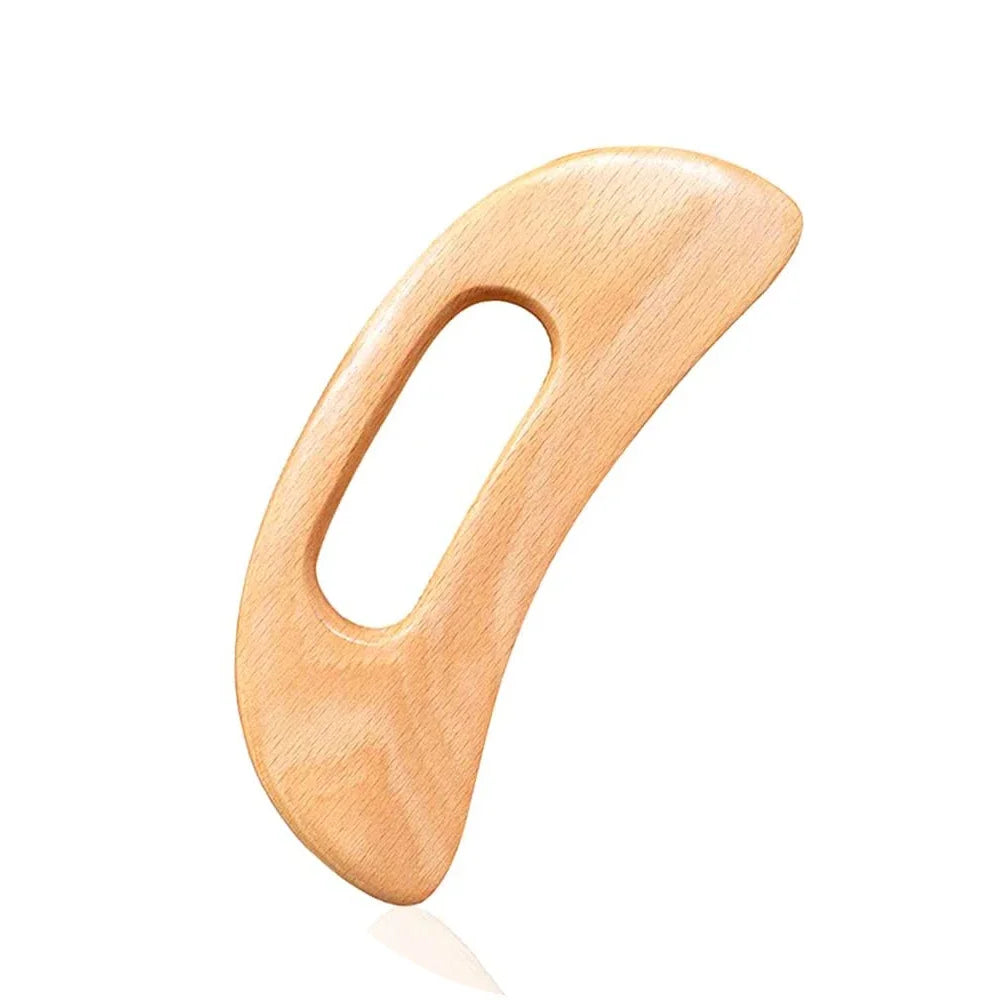 Jecaliz Wooden Massager Lymphatic Drainage Guasha Roller
