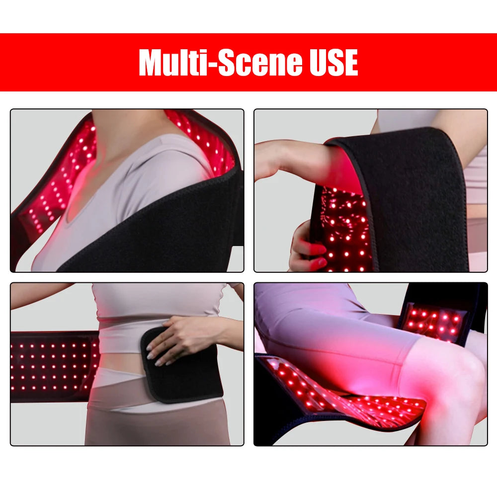 Red Light Therapy Belt 660nm 850nm Near Infrared for Body