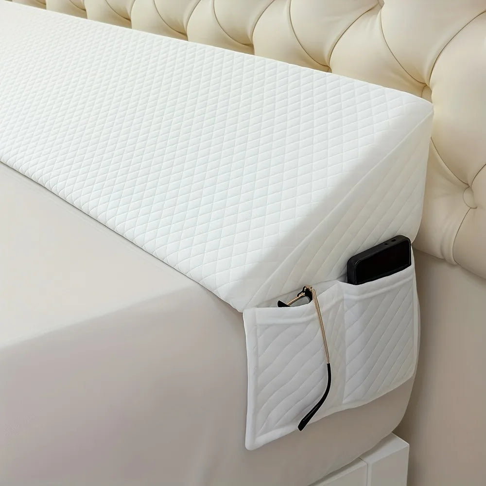 Bed Wedge Pillow Memory Foam Backrest For Snoring Relief