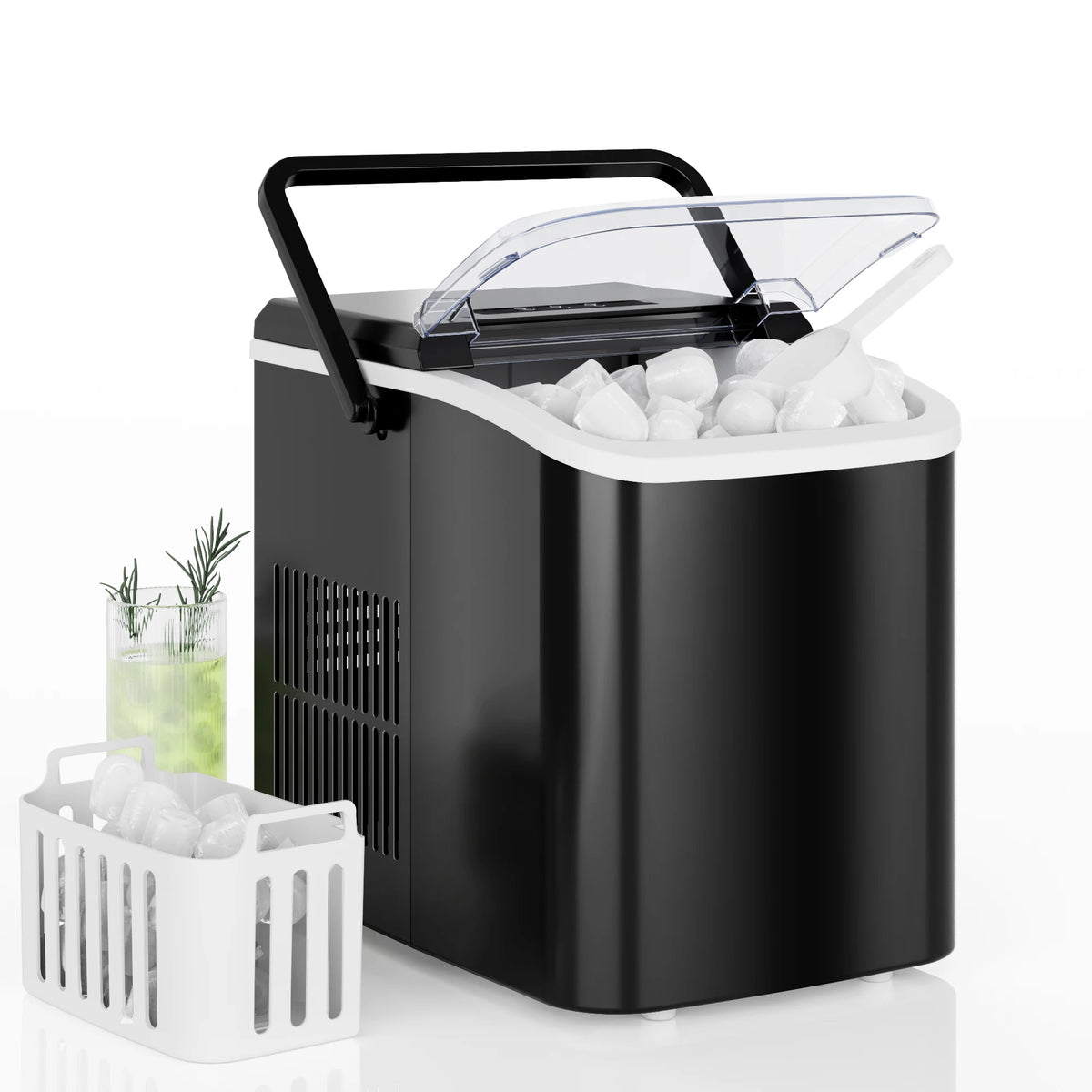 JHK Portable Countertop Bullet Ice Maker