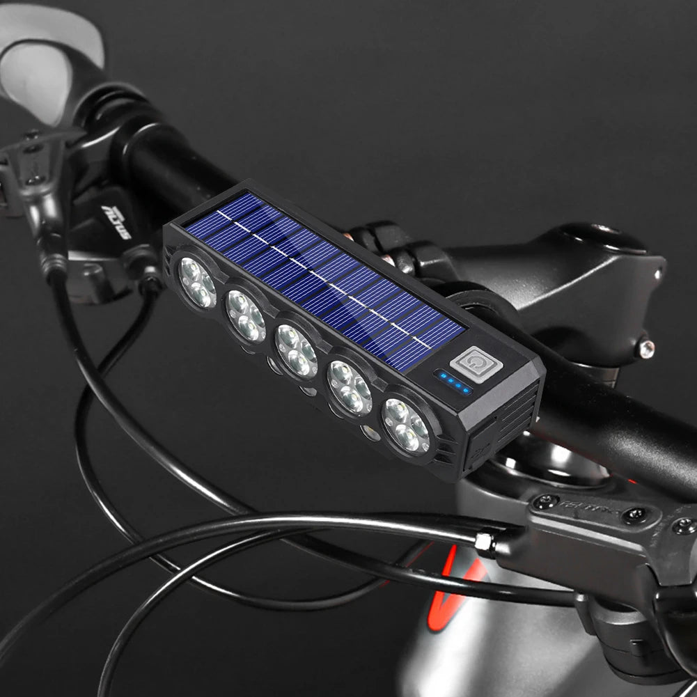 20LED Solar Bicycle Front Lamp High Brightness Bike Light