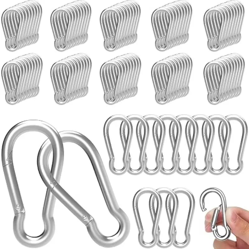 Aluminum Alloy Mini Carabiner Survival Gear Keychain
