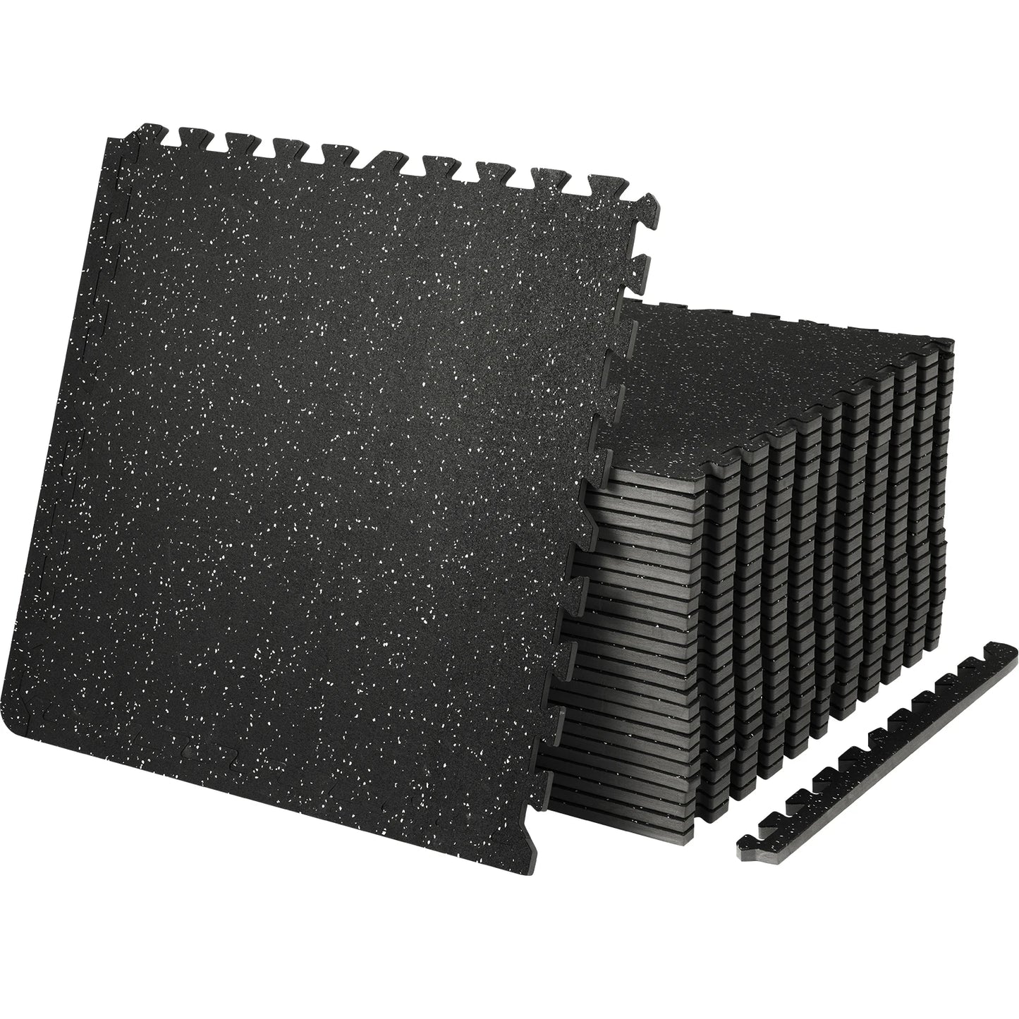 SucceBuy Interlocking Gym Floor Mats EVA Rubber Waterproof