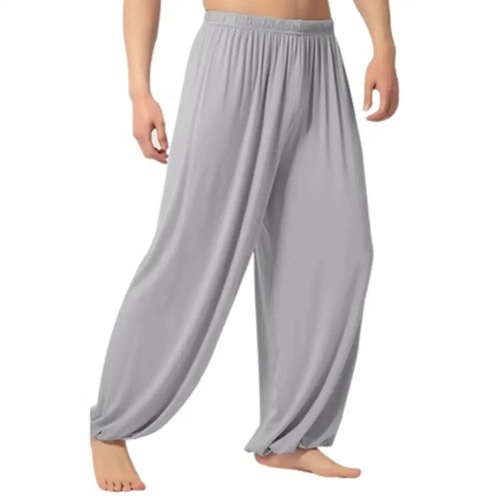 Sanwood Men Casual Baggy Yoga Harem Pants